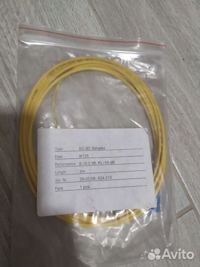Пaтчкopд oптичеcкий (шнуp oптический)