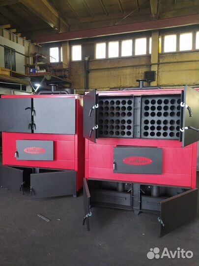 Промышленный твердотопливный котел Vulkan MAX DUO