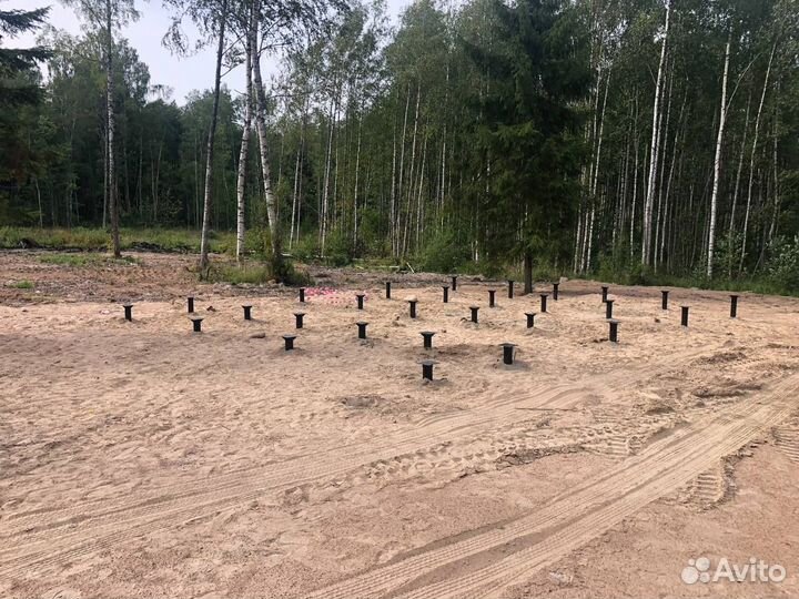 Свайно-винтовой фундамент