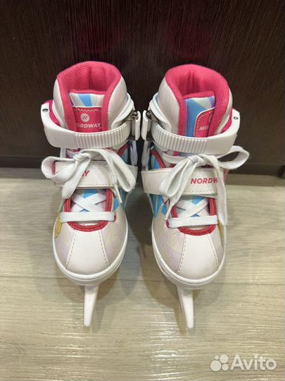 Коньки для девочки раздвижные 26-31