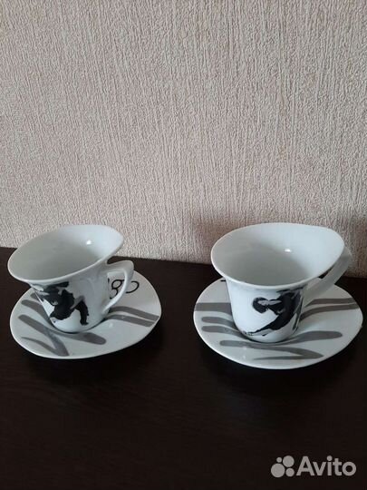 Кофейная чашка с блюдцем