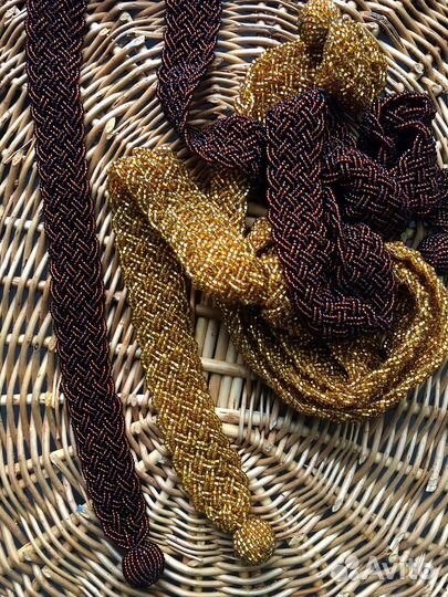 Пояс из бисера ручная работа