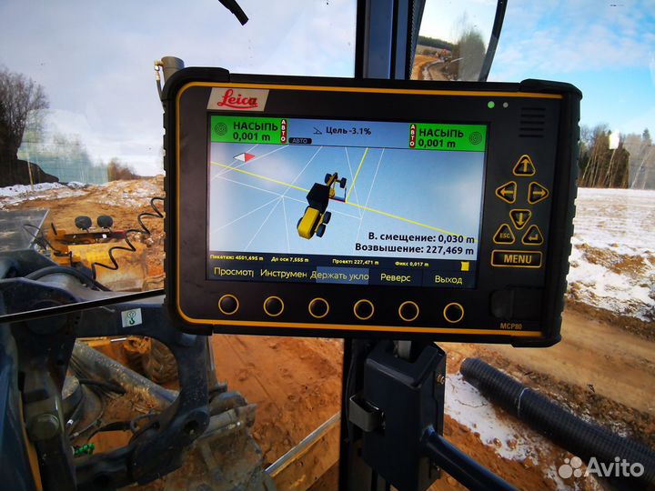 3d cистема нивелирования Leica iGG4 для грейдера