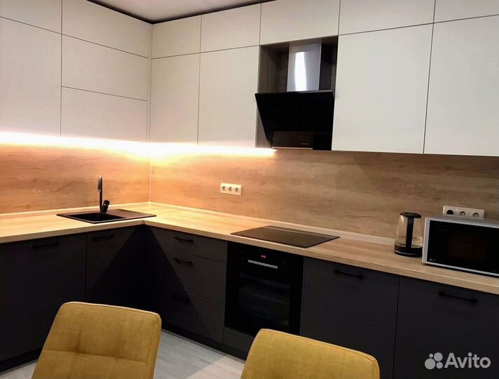 Угловая кухня с мдф фасадами