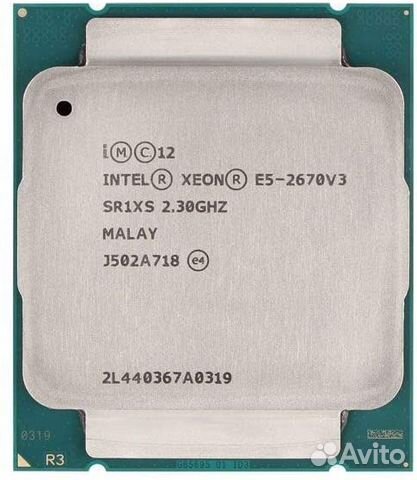 Intel Xeon E5-2670 V3 (LGA2011-3) 24 потока