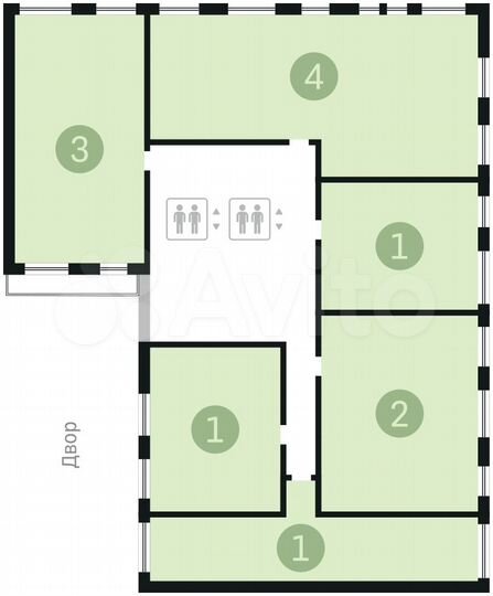 1-к. квартира, 51,8 м², 8/17 эт.