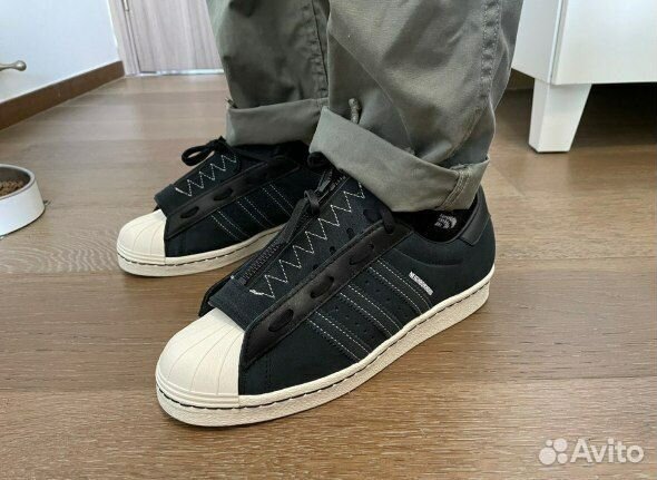 Neighborhood x Adidas Superstar 80s Core Black