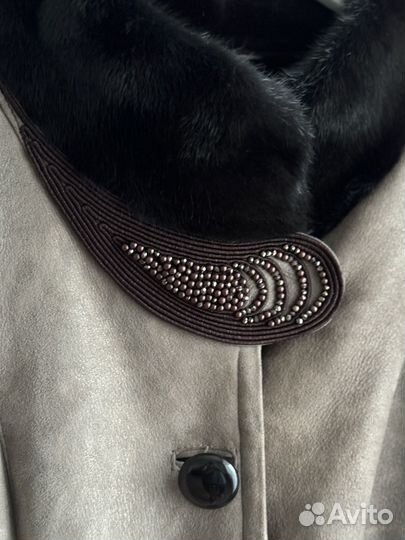 Дубленка натуральная женская 54