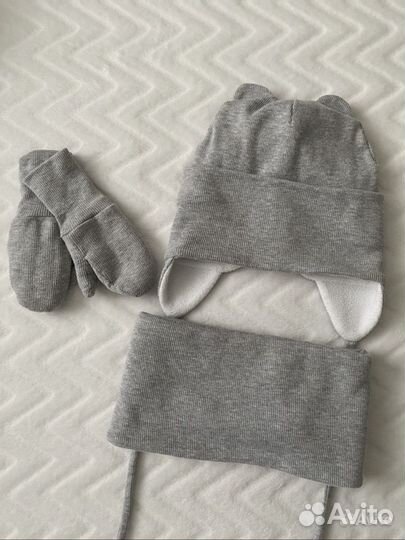 Комплект шапка и шарф