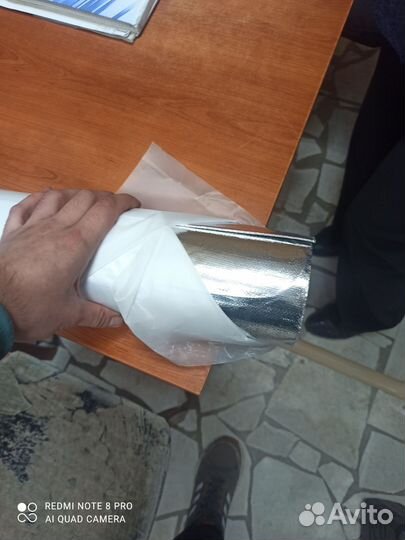 Фольгированный мат теплого пола Miro