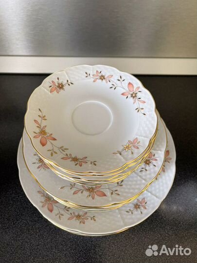 Сервиз. Посуда. Thun. Богемия. Чехия. Новый