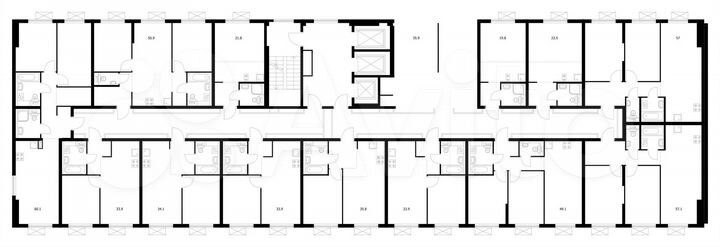 3-к. квартира, 60,1 м², 9/25 эт.