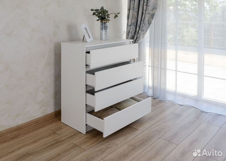 Комод белый Мадера