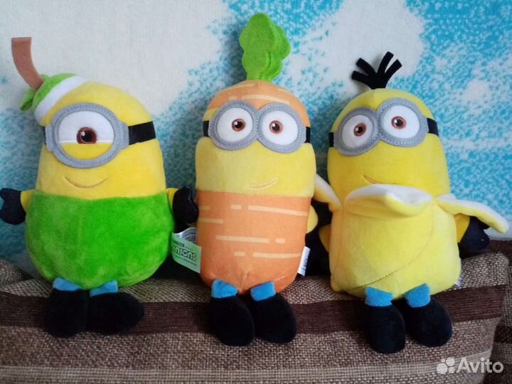 Миньоны мягкие игрушки