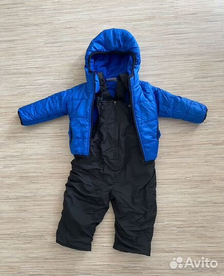 Костюм детский утепленный куртка+ комбинезон