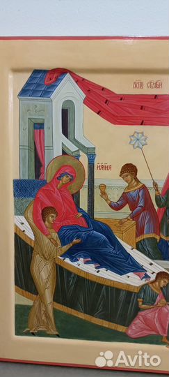 Православная писанная икона ручной работы