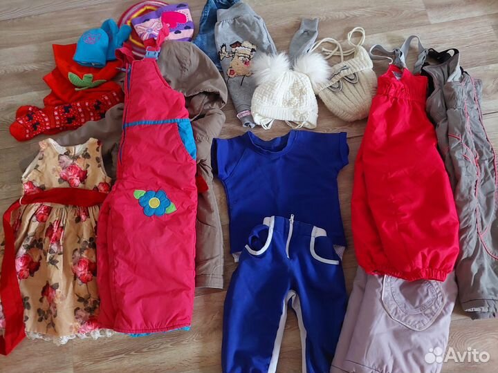 Вещи пакетом на девочку86- 92- 98- 104
