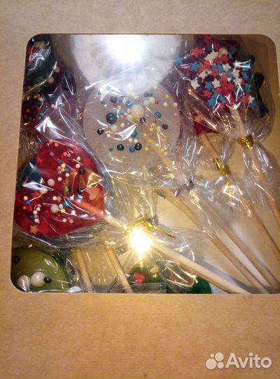 Леденцы на палочке из изомальта