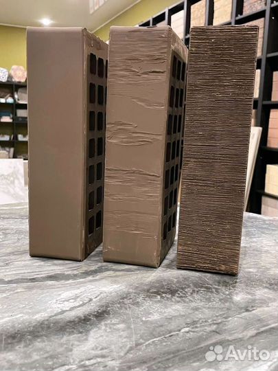 Кирпич облицовочный темно-коричневый бархат жкз