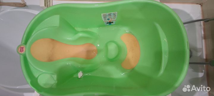 Ванночка для купания с термометром