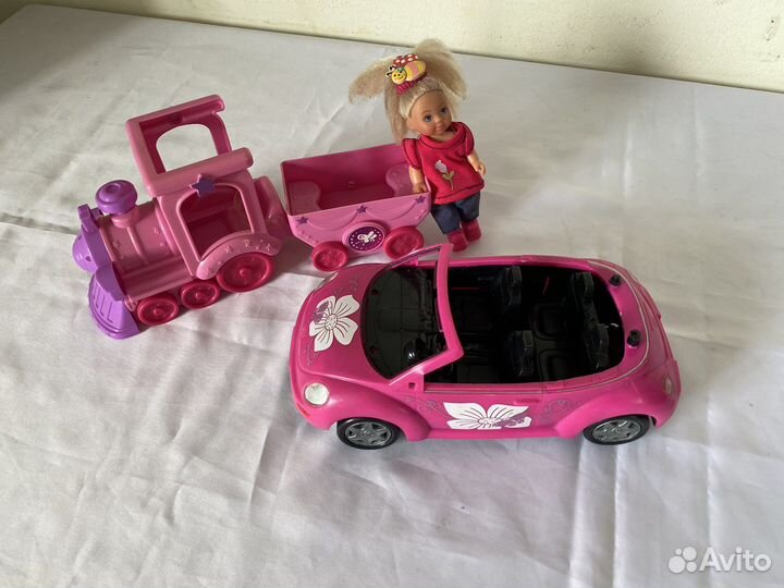 Машина, поезд, кукла evi, simba