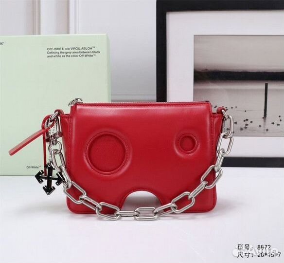 Сумка женская OFF White Burrow pouch 20