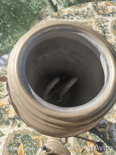 Самовар электрический латунь