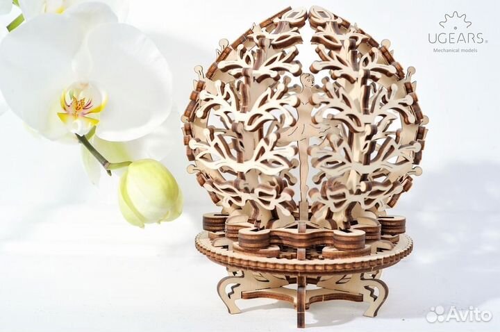 Подарок Сувенир ugears Шкатулка-Цветок