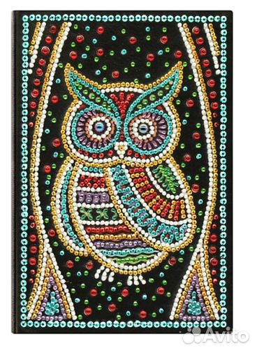 Блокнот с алмазной росписью 