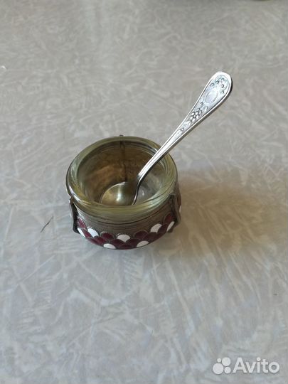 Солонка Мельхиор СССР