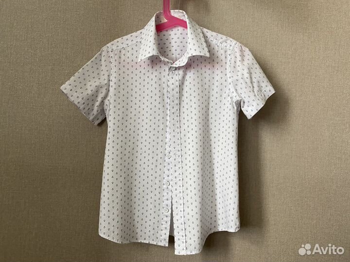 Рубашки школьные, 128р