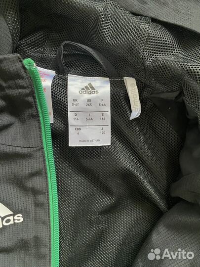 Куртка ветровка adidas оригинал детская