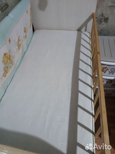 Кровать для новорожденных с комодом