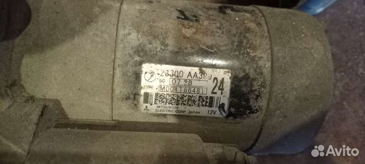 Стартер subaru forester AT