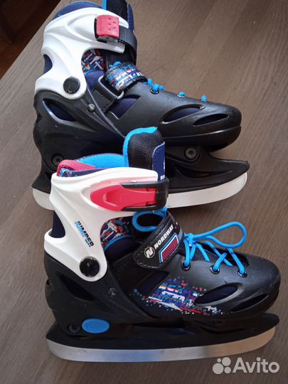 Коньки раздвижные размер 30-33