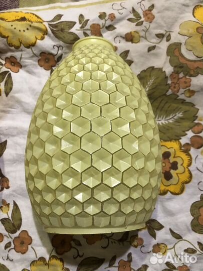 Люстра. Плафоны Ананас.ГДР. Стекло