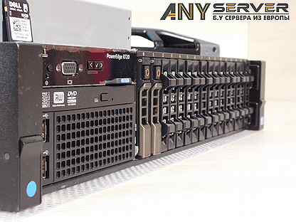 Сервер dell R720 2x E5-2695v2 192Gb H710 16SFF