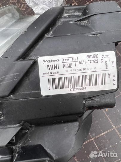 Фары mini cooper F55 F56 F57