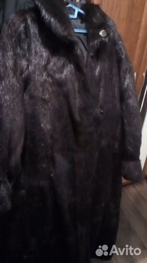 Шуба натуральная длинная