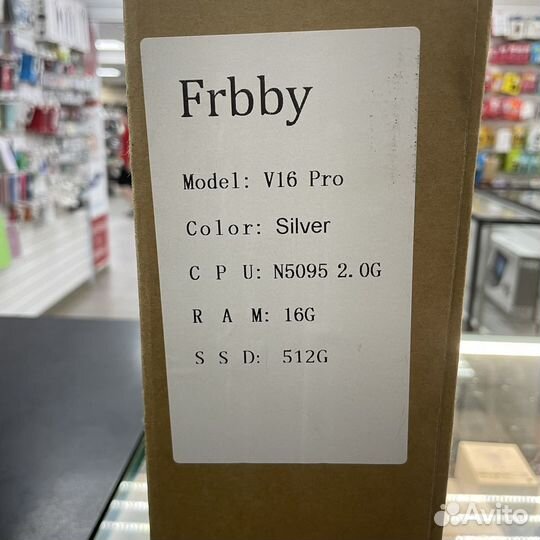 Ноутбук Frbby V16 Pro 16/512 Silver Grey