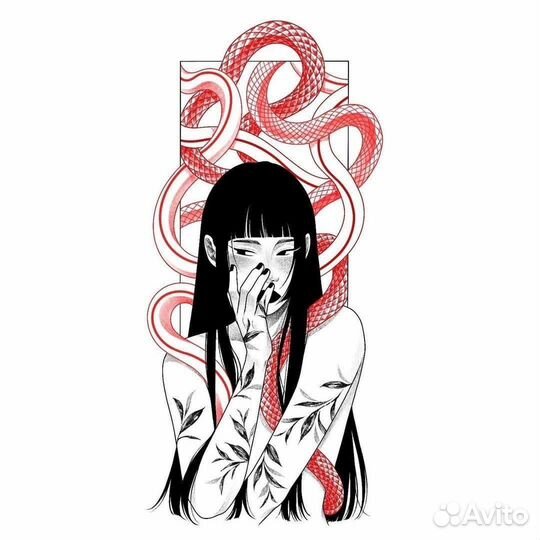 Модель для тату за расходники