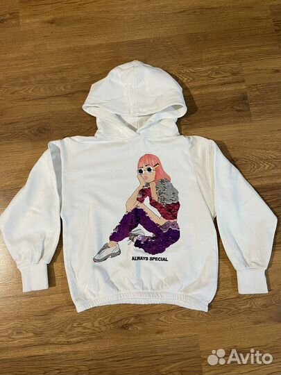 Худи укроченное zara (оригинал) на девочку