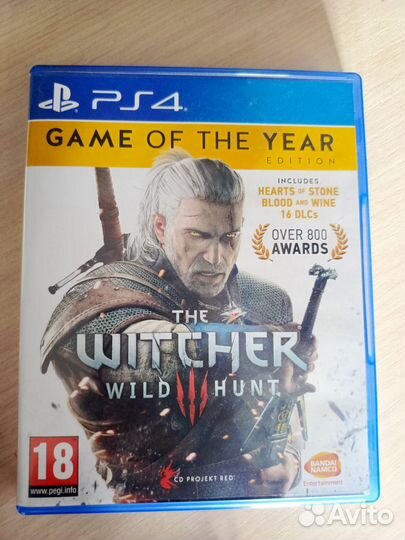 Ведьмак 3 игра года ps4