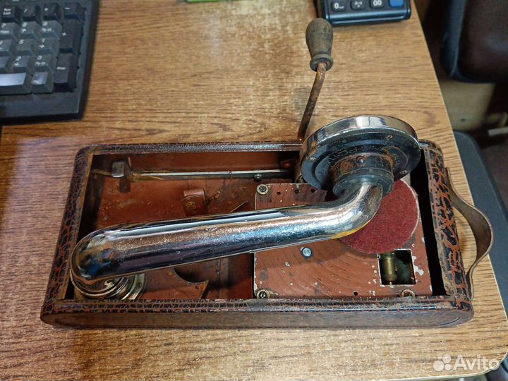 Патефон мдп окопный (пляжный) Малютка