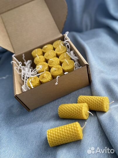 Набор свечей из вощины 16 шт