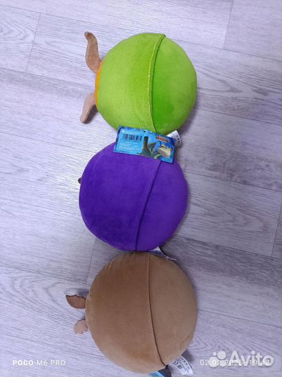 Мягкие игрушки Жуткая жуть, Сарделька, Объедала