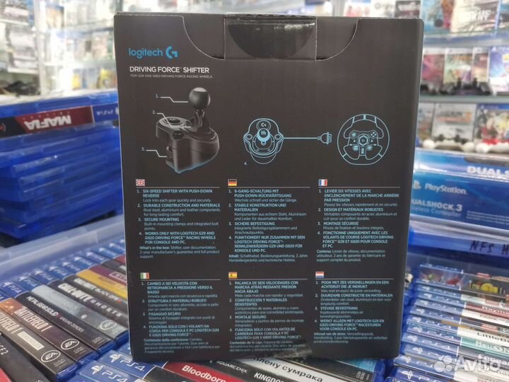 Коробка передач Logitech Driving Force Shifter