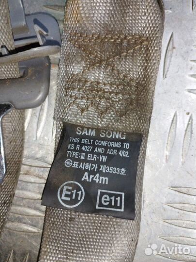 Ремень безопасности задний Hyundai Elantra 2.0