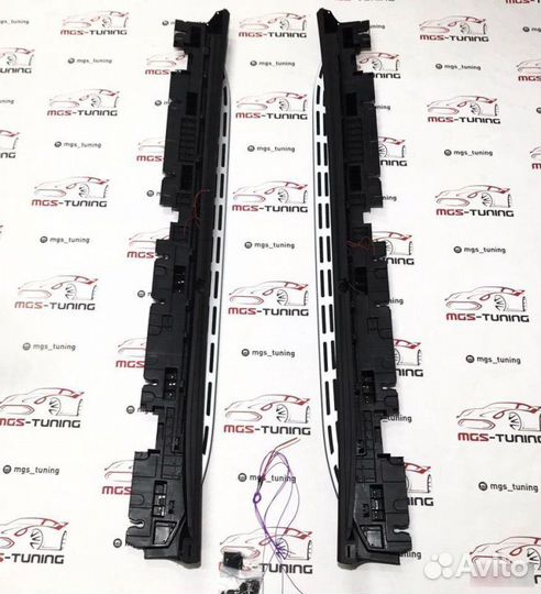 Пороги с подсветкой на Mercedes Benz GLS X167