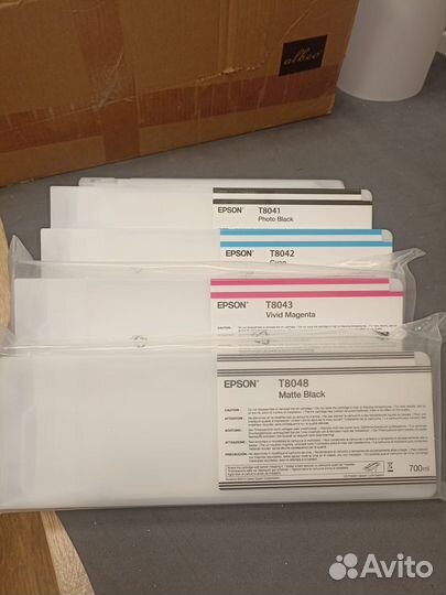 Картриджи оригинальные Epson T8041-T8049